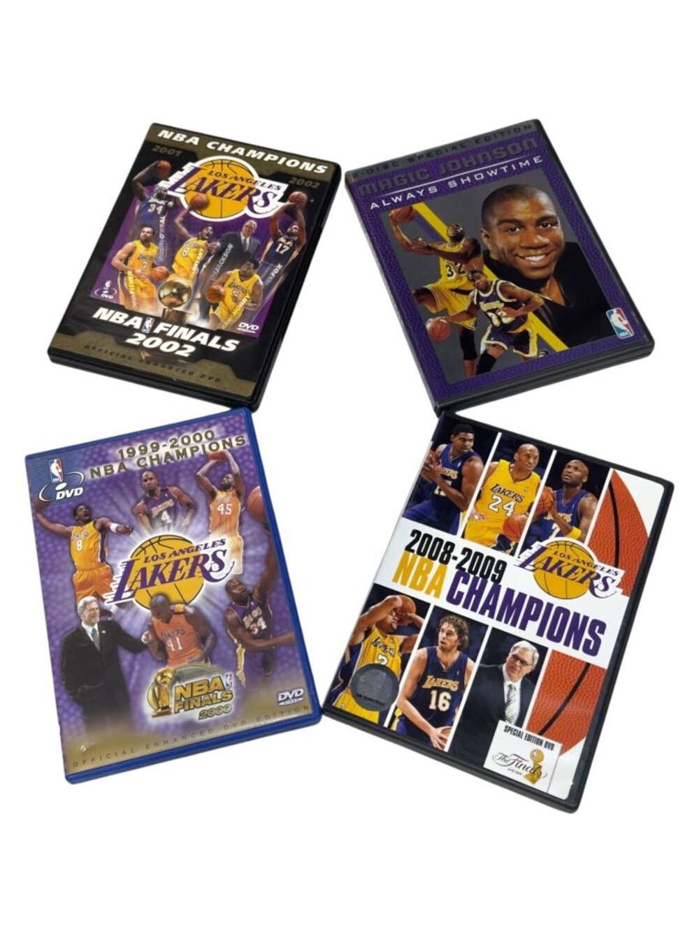 LA Lakers DVD Lot Kobe Bryant Shaq Magic Johnson Phil Jackson NBA Finals
